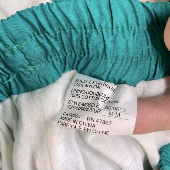 Vintage Ispo Green Blue All Over Busy Print Tracksuit W Green Pants M - Picture 3 of 16